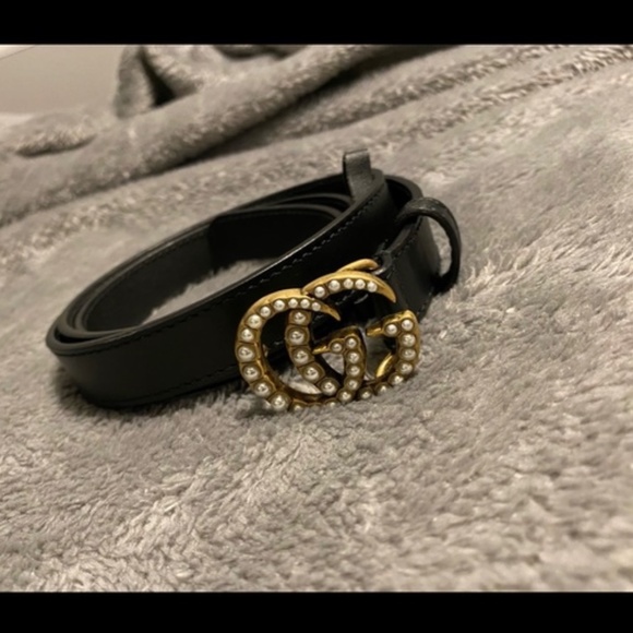 Gucci Belt with Pearl Double G - Picture 2 of 5
